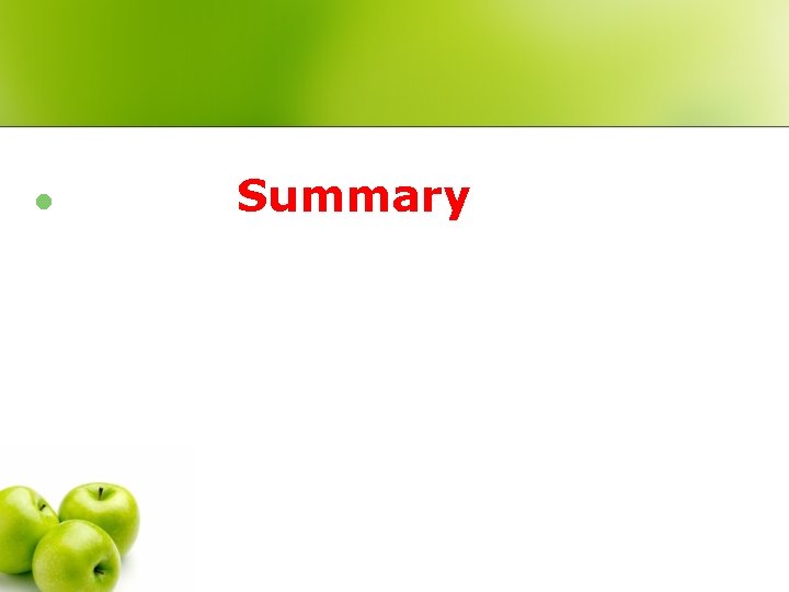 l Summary 