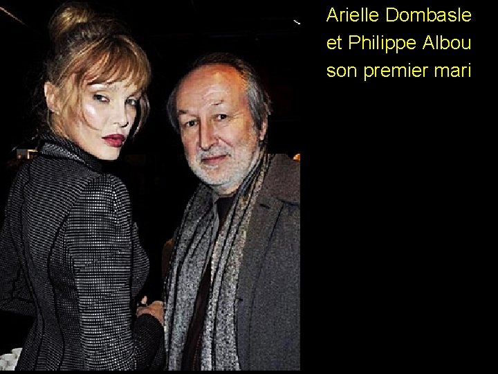 Arielle Dombasle et Philippe Albou son premier mari 2 