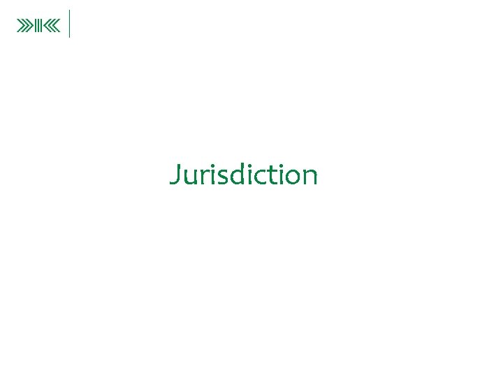 Jurisdiction 