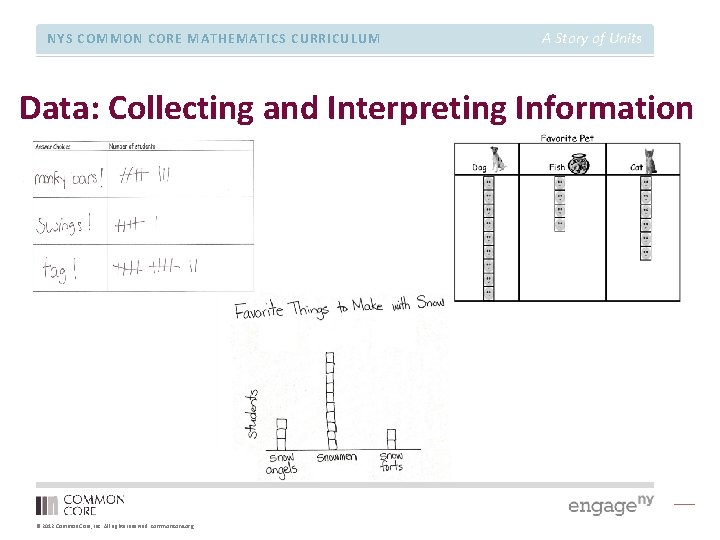 NYS COMMON CORE MATHEMATICS CURRICULUM A Story of Units Data: Collecting and Interpreting Information