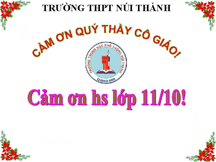 TRƯỜNG THPT NÚI THÀNH 