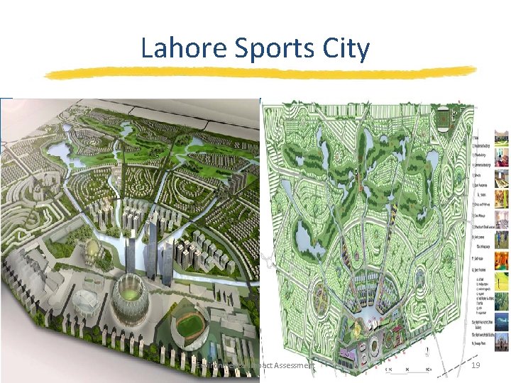 Lahore Sports City Environmental Impact Assessment 19 