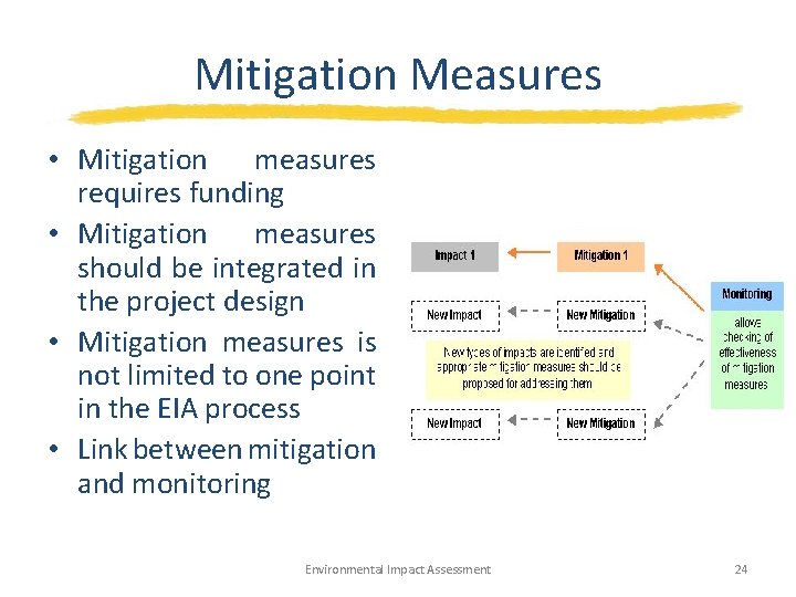 Mitigation Measures • Mitigation measures requires funding • Mitigation measures should be integrated in