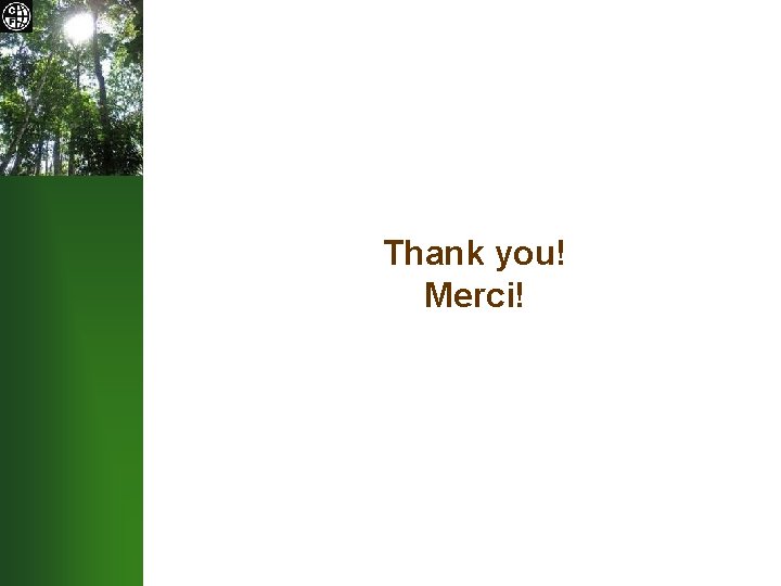 Thank you! Merci! 