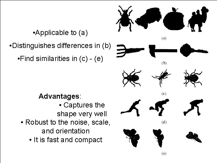 • Applicable to (a) • Distinguishes differences in (b) • Find similarities in • Applicable to (a) • Distinguishes differences in (b) • Find similarities in