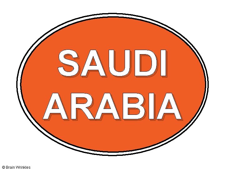 SAUDI ARABIA © Brain Wrinkles 