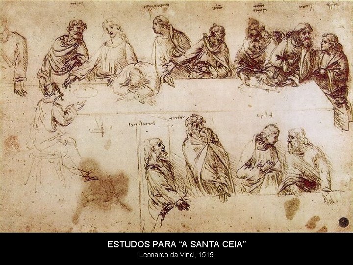 ESTUDOS PARA “A SANTA CEIA” Leonardo da Vinci, 1519 