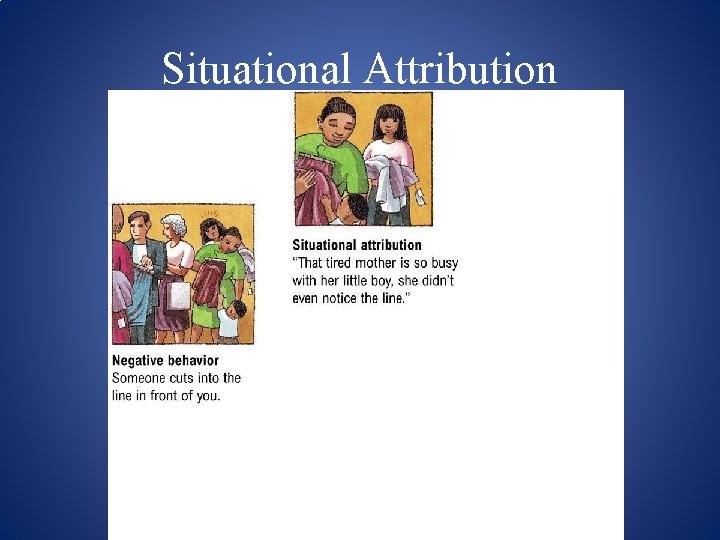 Situational Attribution 