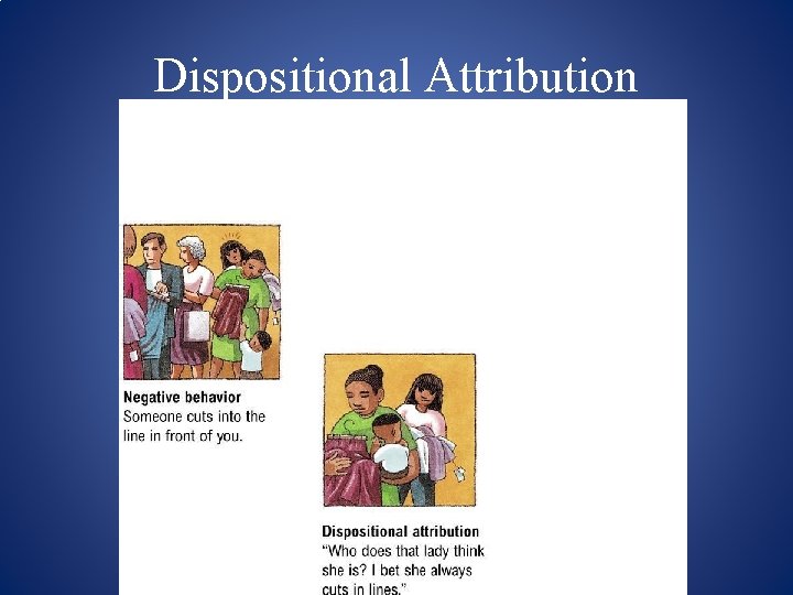 Dispositional Attribution 