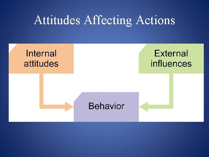 Attitudes Affecting Actions 