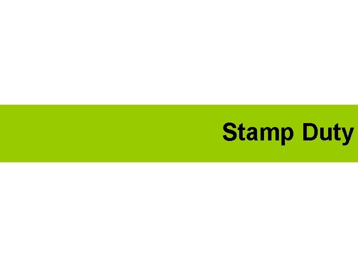 Stamp Duty 