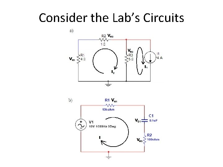 Consider the Lab’s Circuits 
