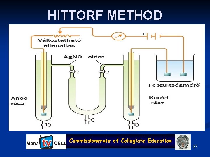 HITTORF METHOD Commissionerate of Collegiate Education 37 