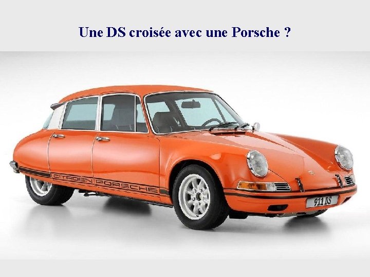 Une DS croisée avec une Porsche ? 