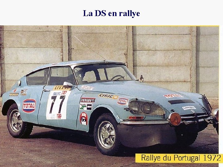 La DS en rallye 