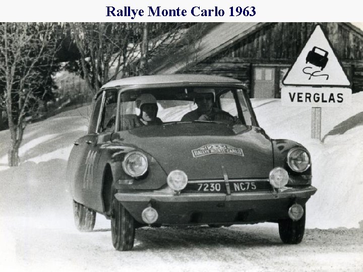 Rallye Monte Carlo 1963 