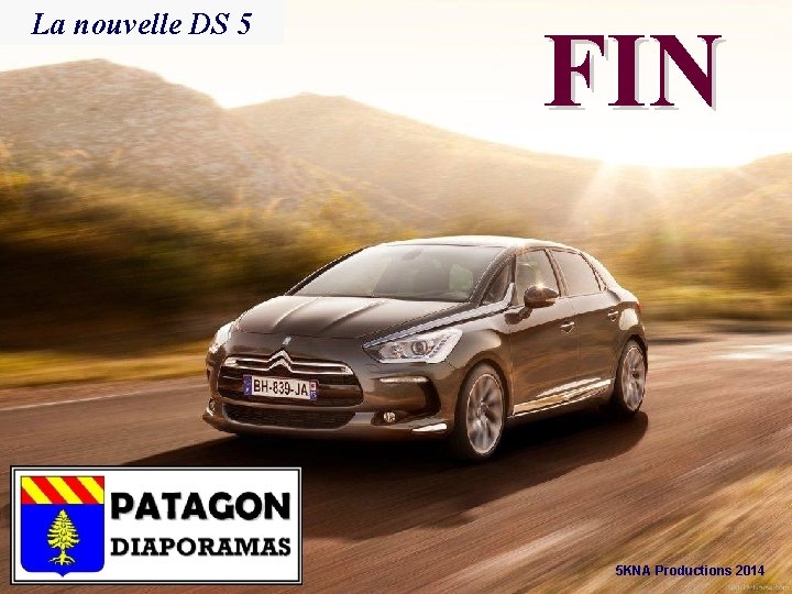 La nouvelle DS 5 FIN 5 KNA Productions 2014 