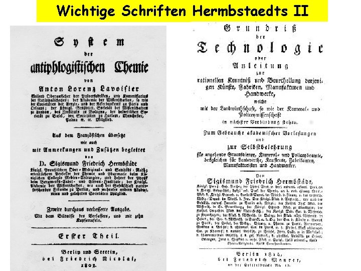 Wichtige Schriften Hermbstaedts II 