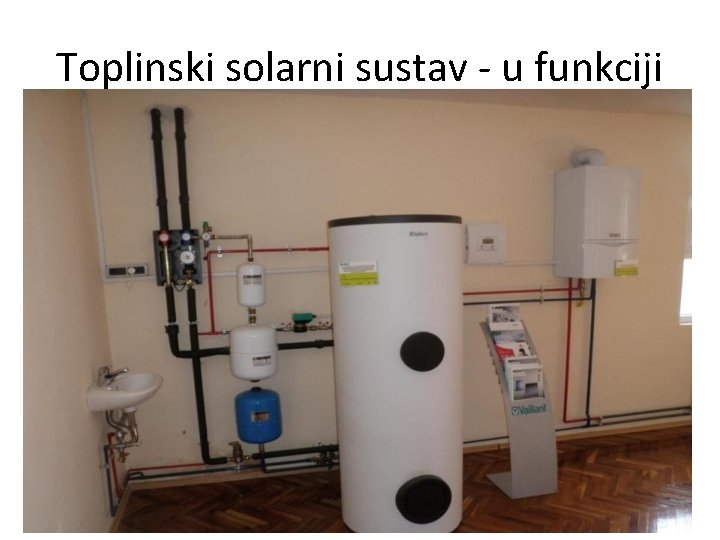 Toplinski solarni sustav - u funkciji 