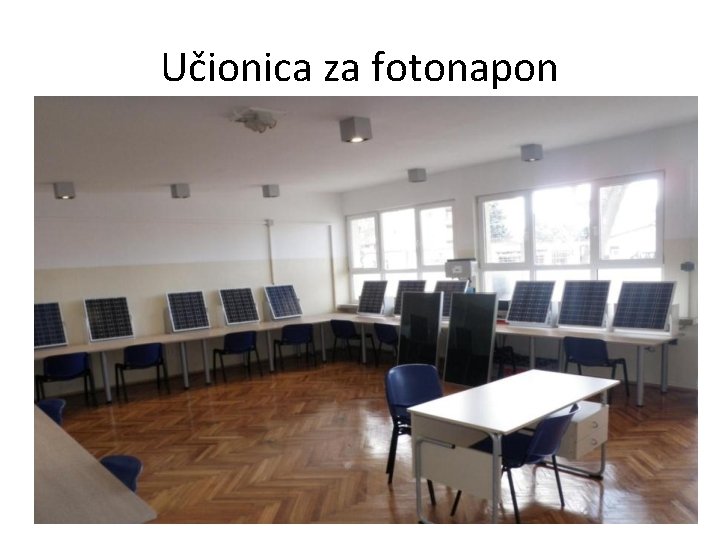 Učionica za fotonapon 