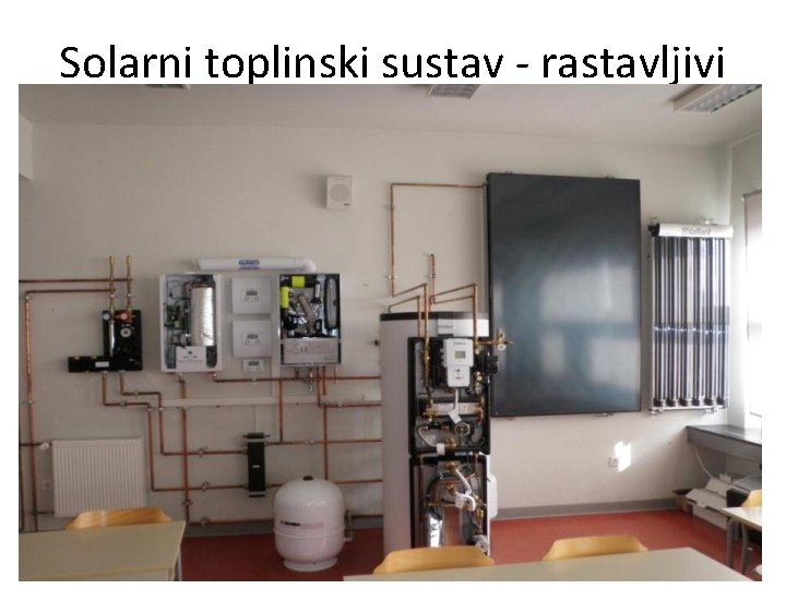 Solarni toplinski sustav - rastavljivi 