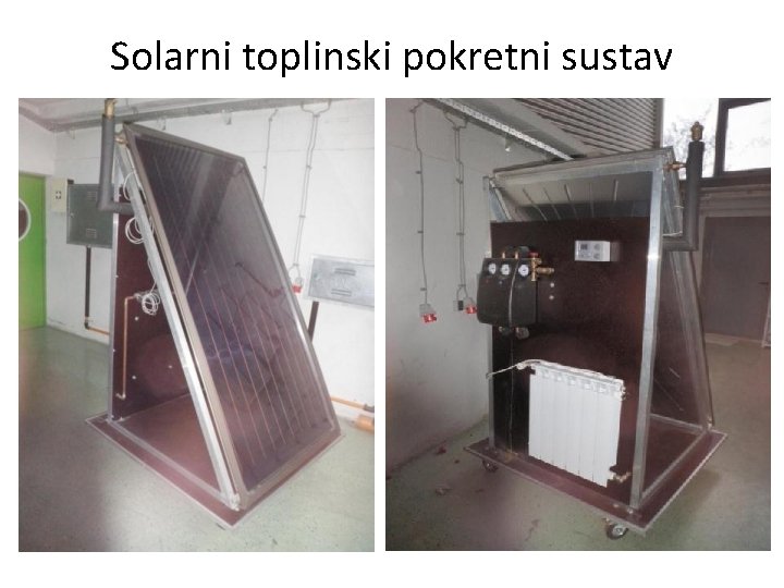 Solarni toplinski pokretni sustav 