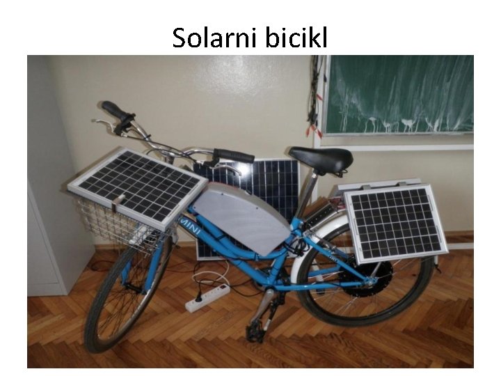 Solarni bicikl 
