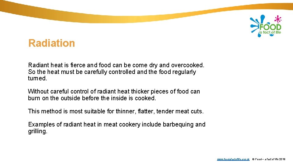 Radiation Radiant heat is fierce and food can be come dry and overcooked. So