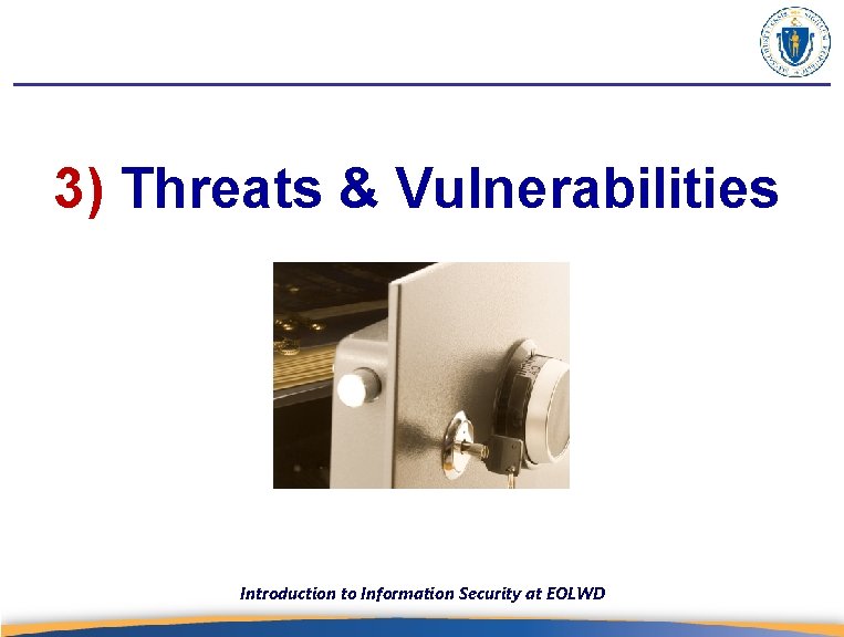 3) Threats & Vulnerabilities Introduction to Information Security at EOLWD 