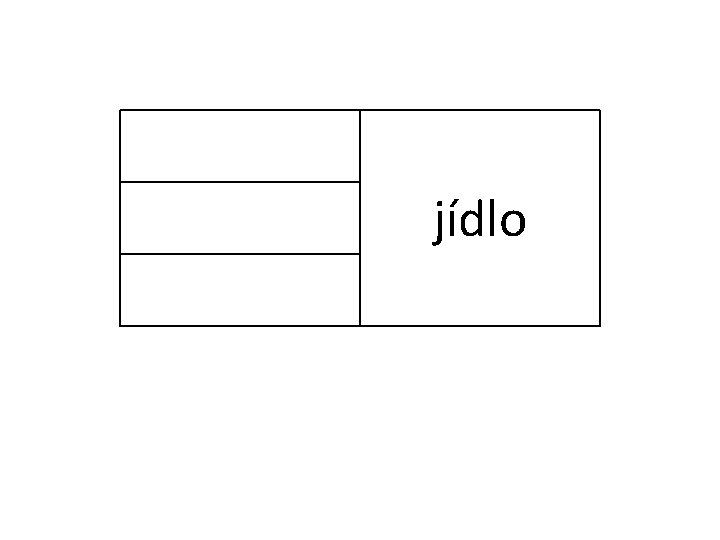 jídlo 