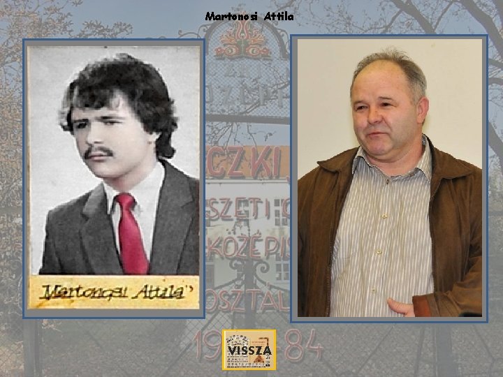 Martonosi Attila VISSZA 