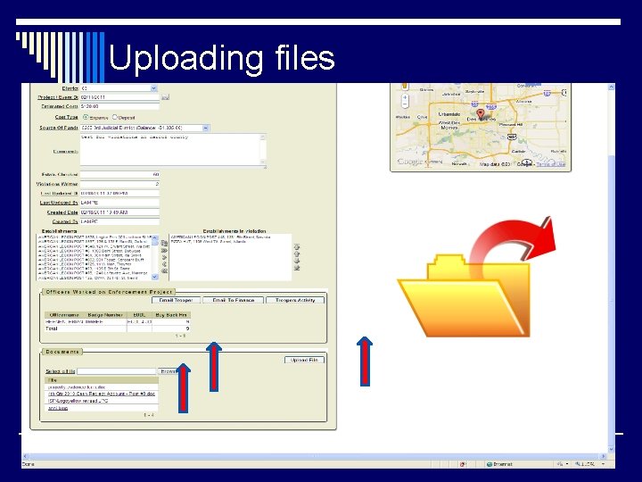 Uploading files Uploading files