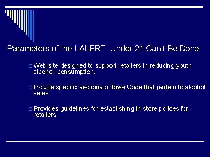 Parameters of the I-ALERT Under 21 Can’t Be Done p Web site designed to Parameters of the I-ALERT Under 21 Can’t Be Done p Web site designed to
