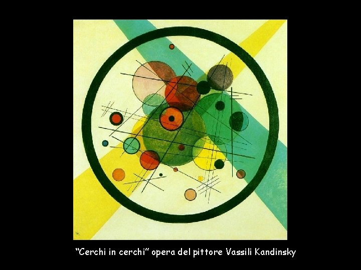 “Cerchi in cerchi” opera del pittore Vassili Kandinsky 
