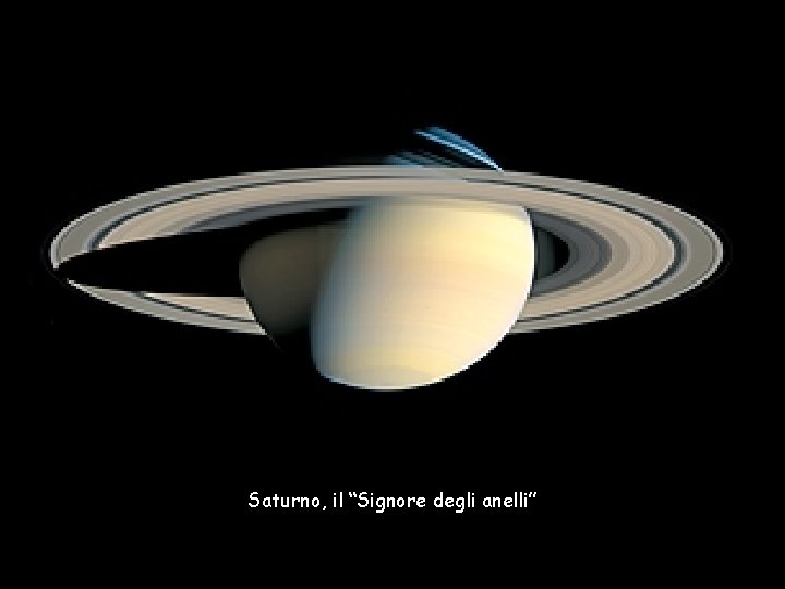 Saturno, il “Signore degli anelli” 