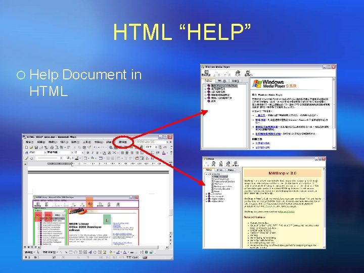 HTML “HELP” ¡ Help Document in HTML 
