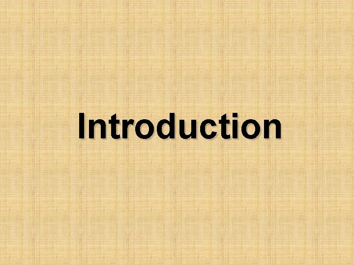 Introduction Introduction