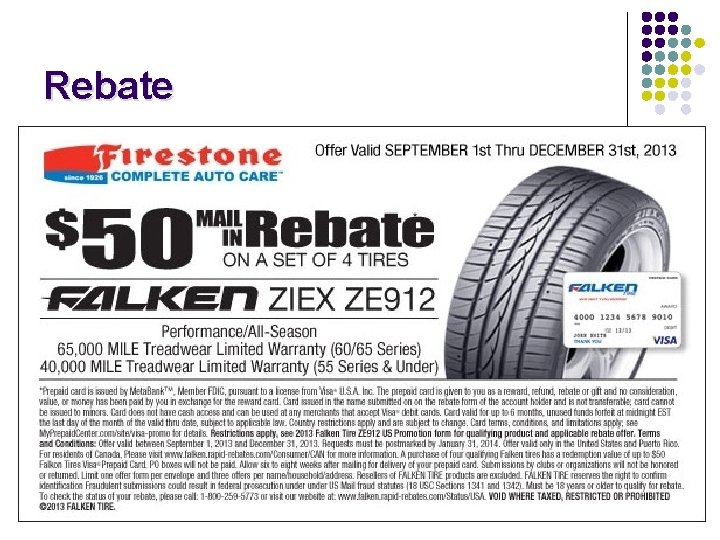 Rebate Rebate