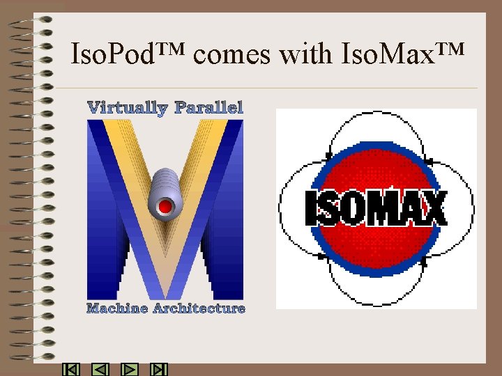 Iso. Pod™ comes with Iso. Max™ 