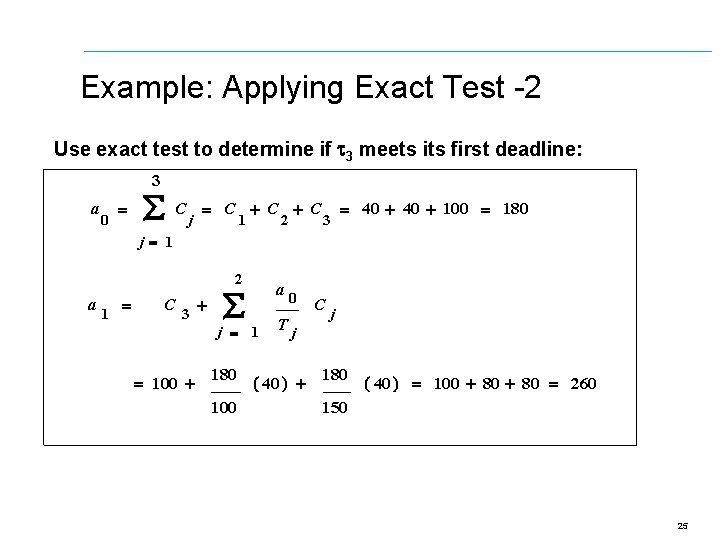 Example: Applying Exact Test -2 Use exact test to determine if 3 meets its