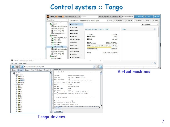 Control system : : Tango Virtual machines Tango devices 7 