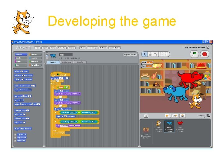 Developing the game 
