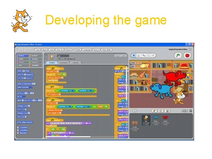 Developing the game 