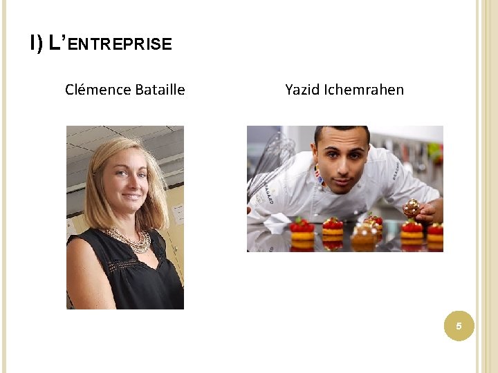 I) L’ENTREPRISE Clémence Bataille Yazid Ichemrahen 5 