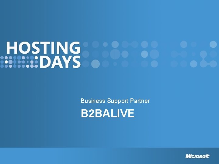 Business Support Partner B 2 BALIVE 