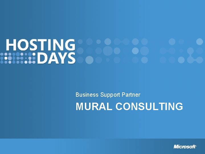 Business Support Partner MURAL CONSULTING 