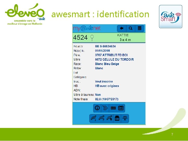 awesmart : identification 7 