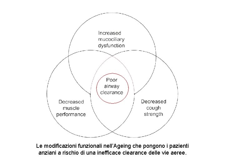 Le modificazioni funzionali nell’Ageing che pongono i pazienti anziani a rischio di una inefficace