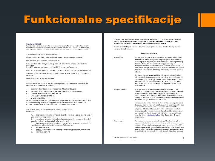 Funkcionalne specifikacije 