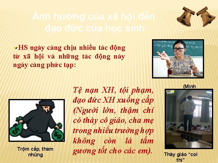 Ảnh hưởng của xã hội đến đạo đức của học sinh HS ngày càng